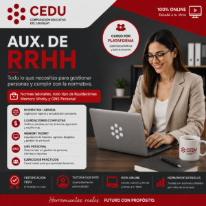 Auxiliar de RRHH (con Worky y GNS)