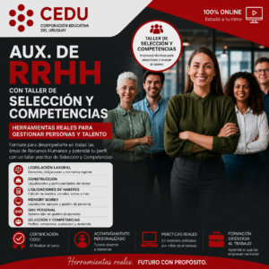 AUX RRHH (con Worky y GNS)+Taller Selección Talento y Competencias